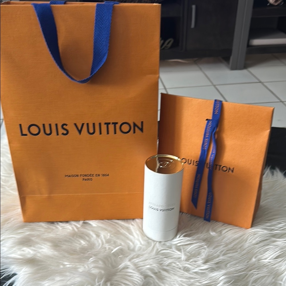 Louis Vuitton Orange Gift Bag Set